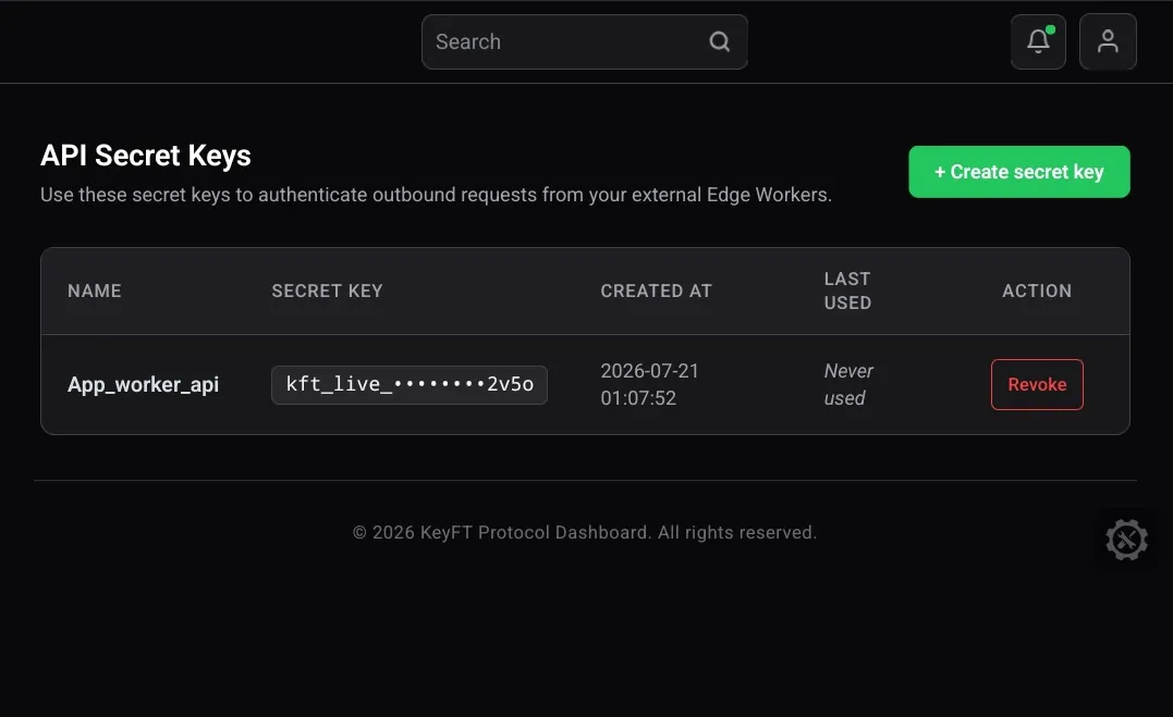 API Key Management